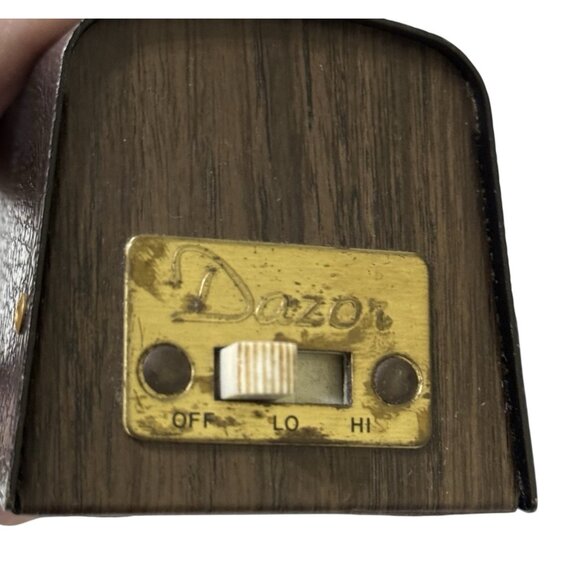 Dazor Adjustable Desk Lamp Black Small MCM 60's Works Hi/Low Setting Vintage - Picture 3 of 11